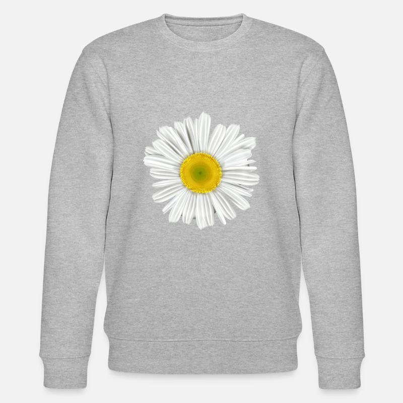 pâquerette fleur du printemps - Sweat bio CHANGER Stanley/Stella Unisexe - gris chiné