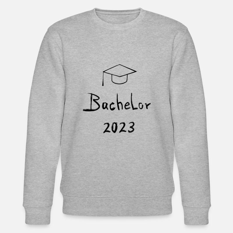 Bachelor Absolventen 2023 - Stanley/Stella Unisex Bio-Sweatshirt CHANGER - Grau meliert