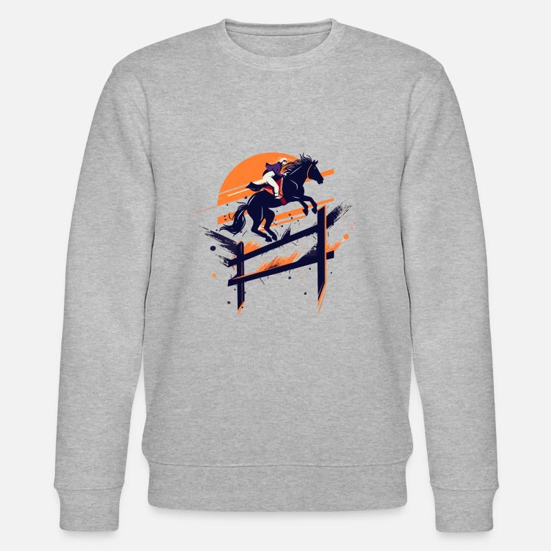 Reiter-Silhouette - Stanley/Stella Unisex Bio-Sweatshirt CHANGER  - Grau meliert