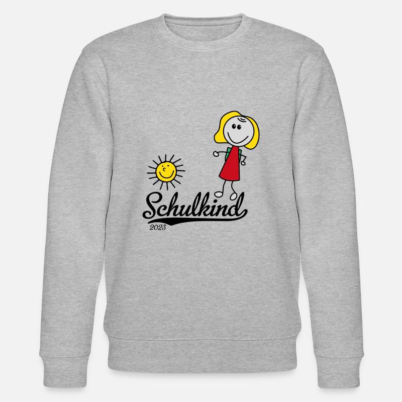 Schulkind 2023 - Stanley/Stella Unisex Bio-Sweatshirt CHANGER  - Grau meliert