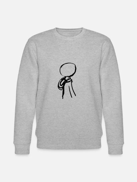 Young figure - Stanley/Stella CHANGER Unisex Organic Sweatshirt - heather grey