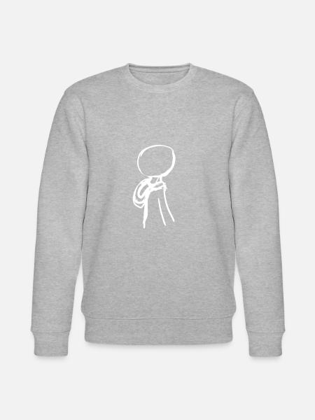 Young figure - Stanley/Stella CHANGER Unisex Organic Sweatshirt - heather grey