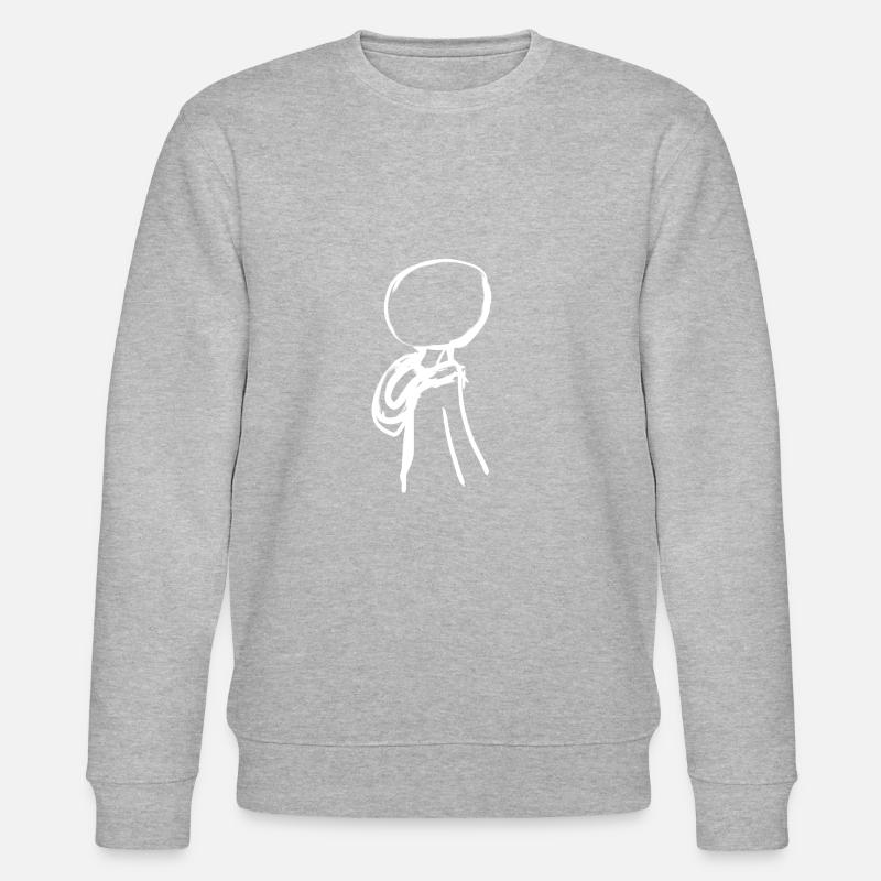 Junge Figur - Stanley/Stella Unisex Bio-Sweatshirt CHANGER  - Grau meliert