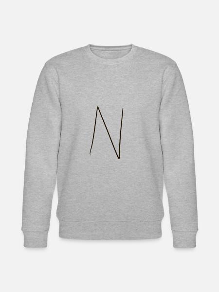 Ord for bogstav - Stanley/Stella økologisk unisex-sweatshirt CHANGER  - grå meleret