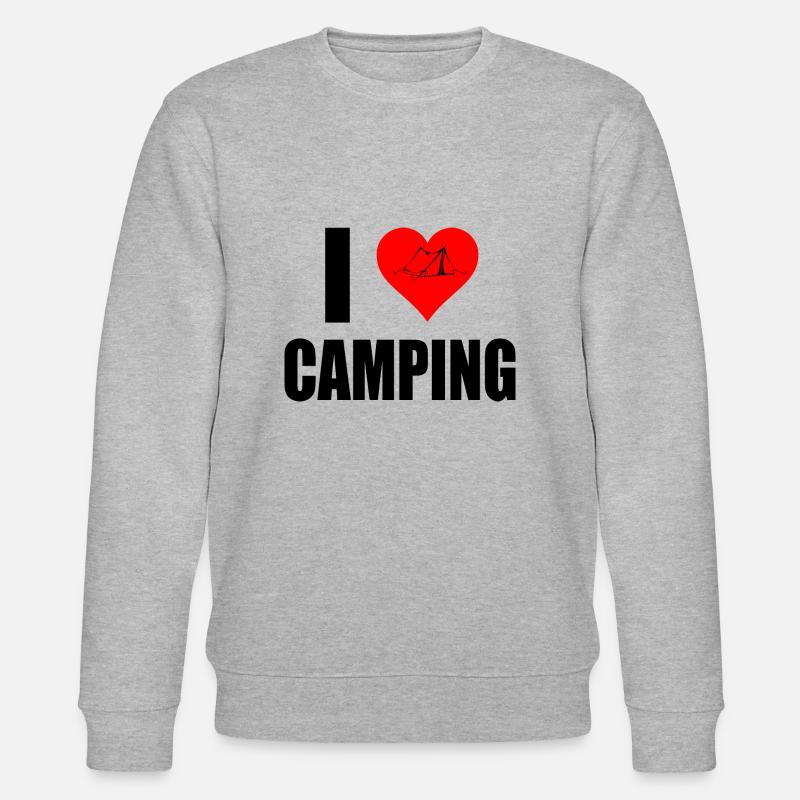 camping - Stanley/Stella Unisex Bio-Sweatshirt CHANGER  - Grau meliert