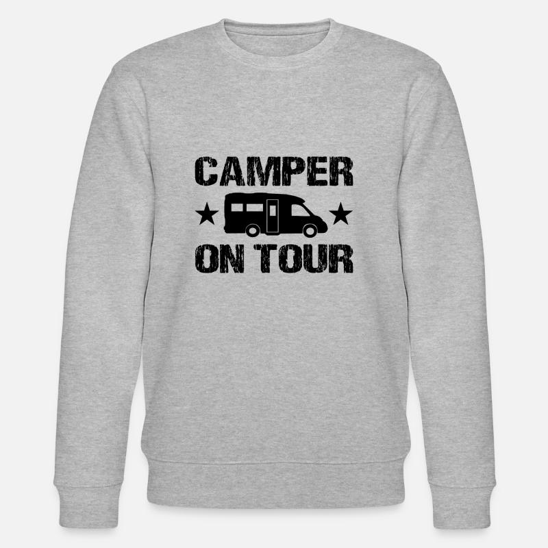 Camping - Stanley/Stella Unisex Bio-Sweatshirt CHANGER  - Grau meliert