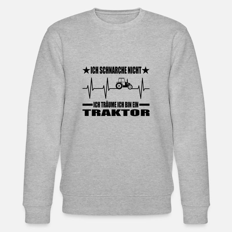 Traktor - Stanley/Stella Unisex Bio-Sweatshirt CHANGER  - Grau meliert