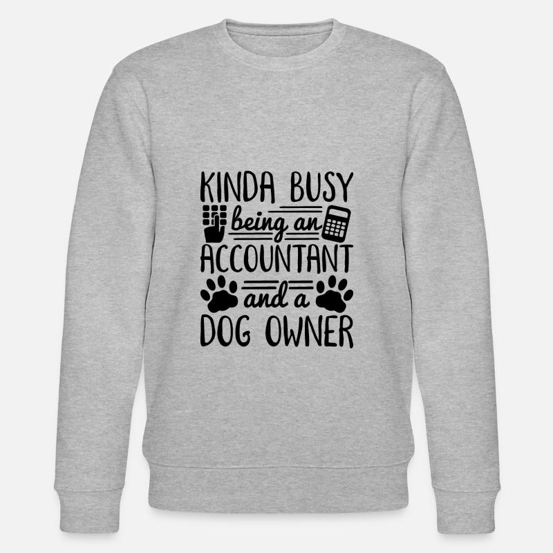 Buchhalter Buchhaltung steuern - Stanley/Stella Unisex Bio-Sweatshirt CHANGER  - Grau meliert
