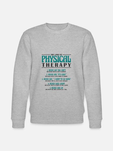 Physiotherapy Physiotherapist Therapist - Stanley/Stella CHANGER Unisex Organic Sweatshirt - heather grey
