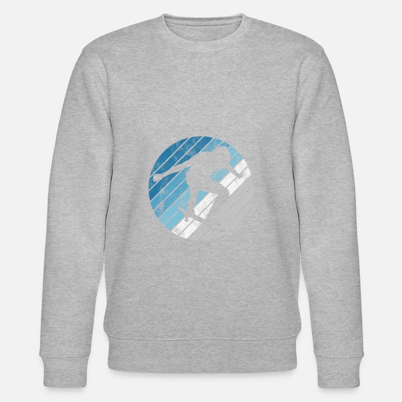 Skateboarder Skateboard Skater Skate Skateing - Sweat bio CHANGER Stanley/Stella Unisexe - gris chiné