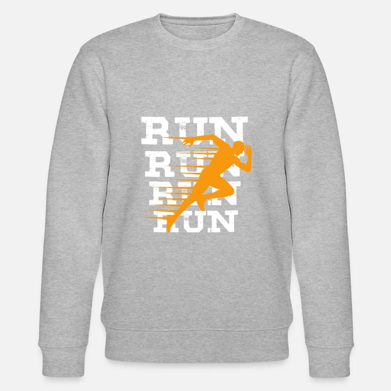 Run - Stanley/Stella Unisex Bio-Sweatshirt CHANGER  - Grau meliert