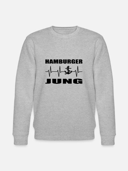 Hamburg - Stanley/Stella Unisex Bio-Sweatshirt CHANGER - Grau meliert