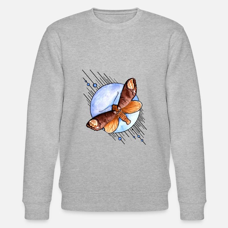 Moth - Stanley/Stella CHANGER Unisex Organic Sweatshirt - heather grey