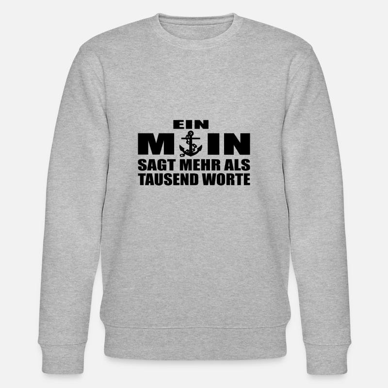 Moin - Stanley/Stella Unisex Bio-Sweatshirt CHANGER  - Grau meliert