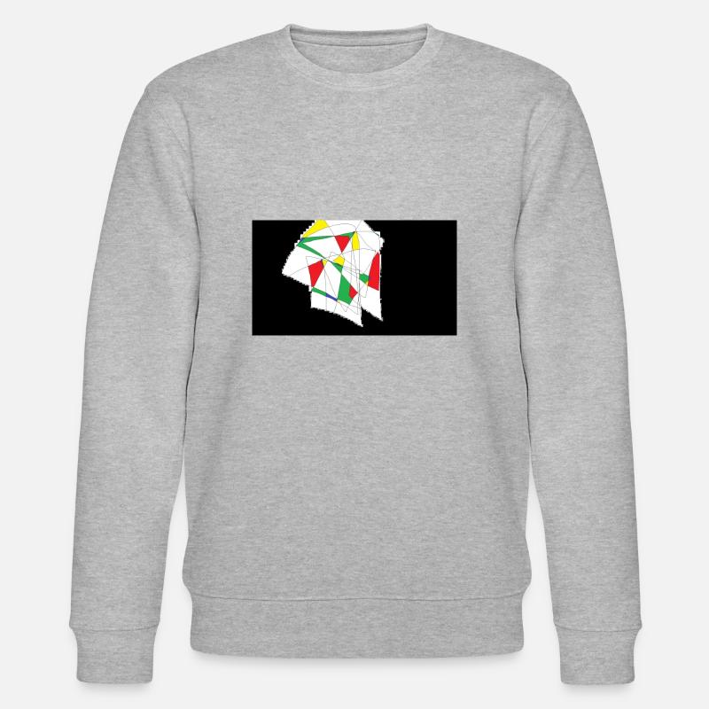 abstraktes Design - Stanley/Stella Unisex Bio-Sweatshirt CHANGER  - Grau meliert
