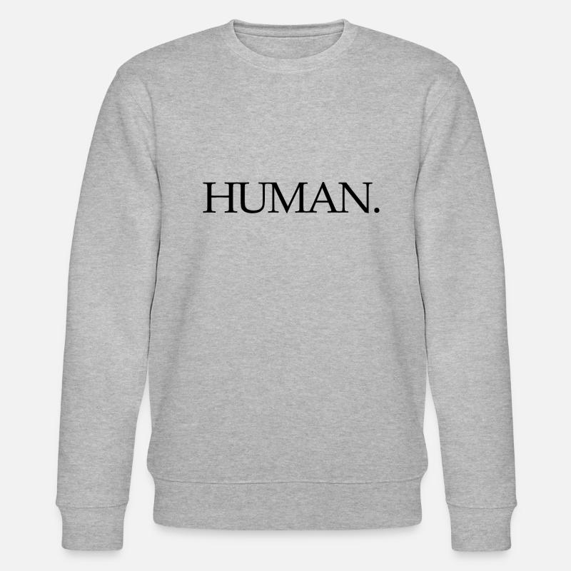 Human Geschenk - Stanley/Stella Unisex Bio-Sweatshirt CHANGER  - Grau meliert