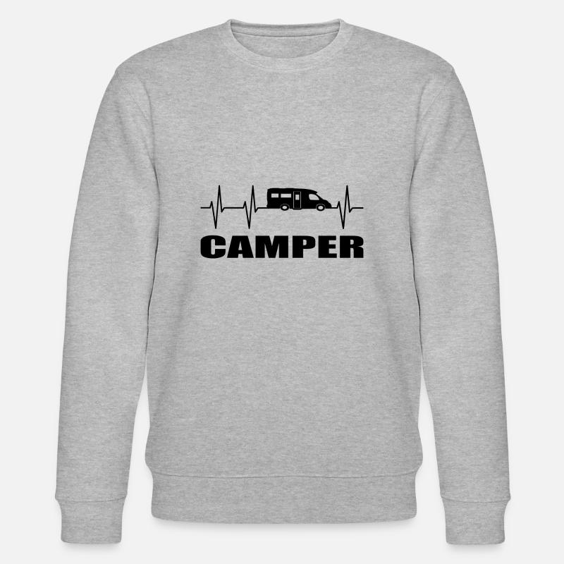 camping - Stanley/Stella Unisex Bio-Sweatshirt CHANGER  - Grau meliert