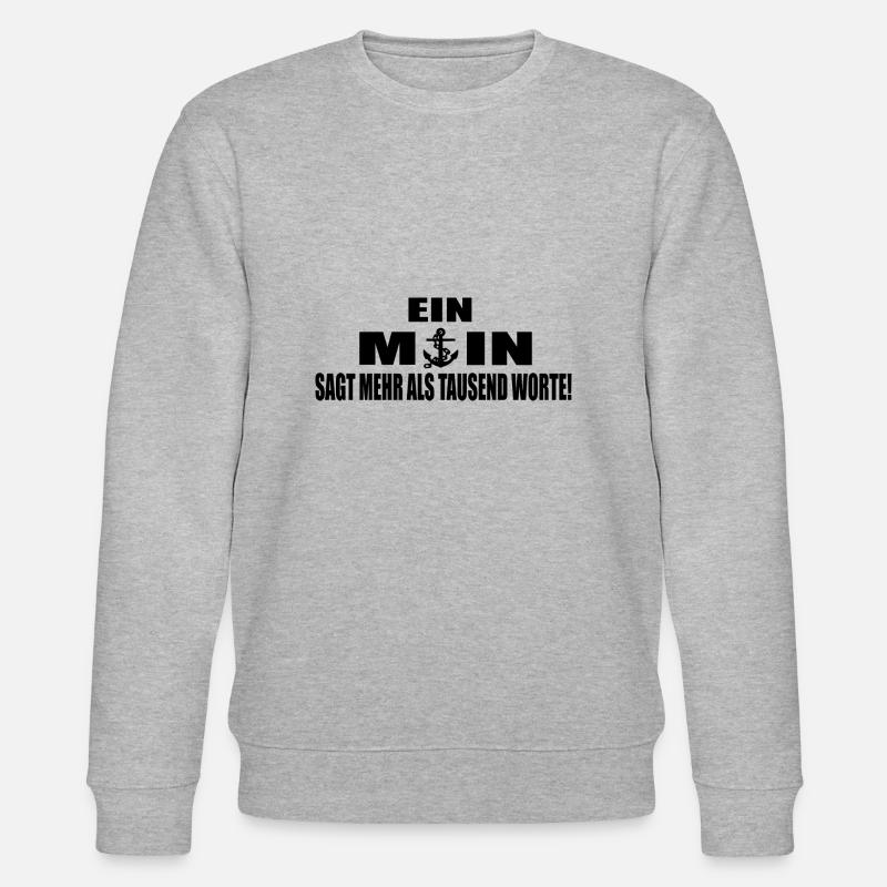 Moin - Stanley/Stella Unisex Bio-Sweatshirt CHANGER  - Grau meliert