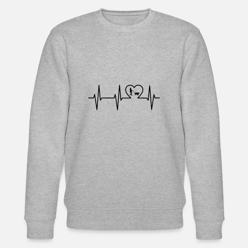 Hund - Stanley/Stella Unisex Bio-Sweatshirt CHANGER  - Grau meliert