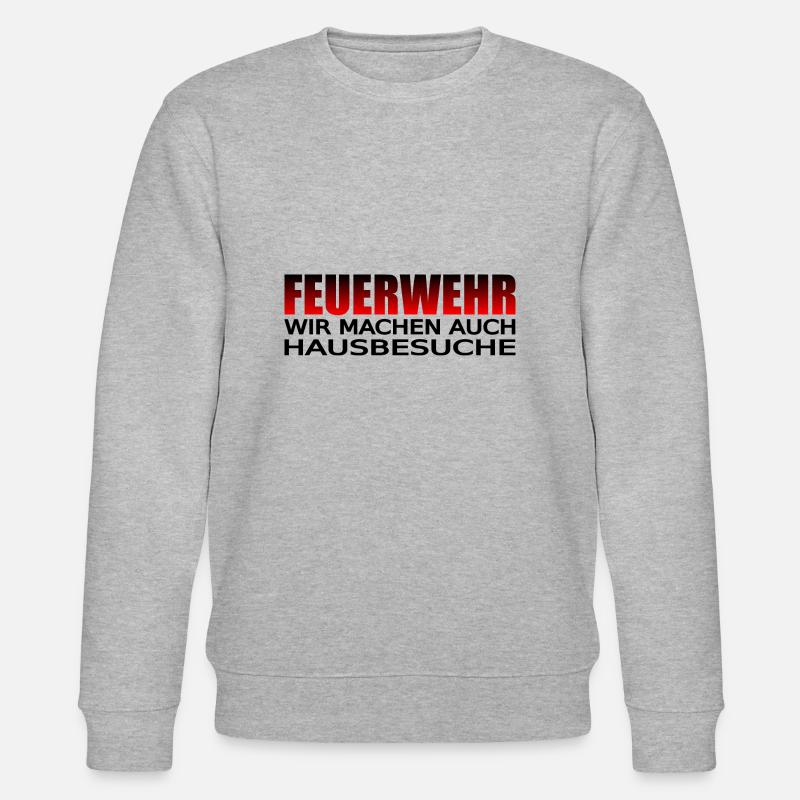 Feuerwehr - Stanley/Stella Unisex Bio-Sweatshirt CHANGER  - Grau meliert