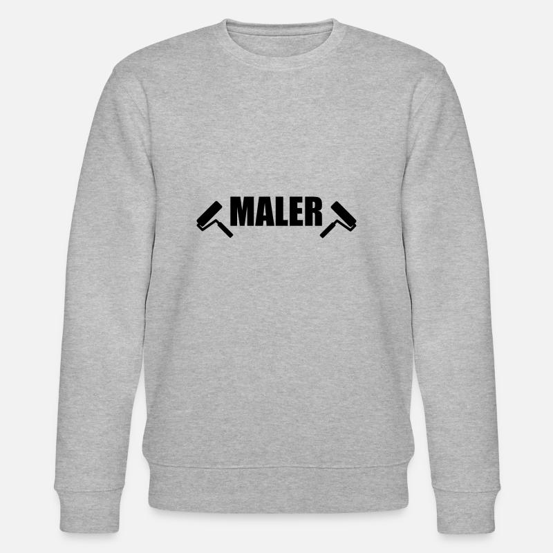 Maler - Stanley/Stella Unisex Bio-Sweatshirt CHANGER  - Grau meliert