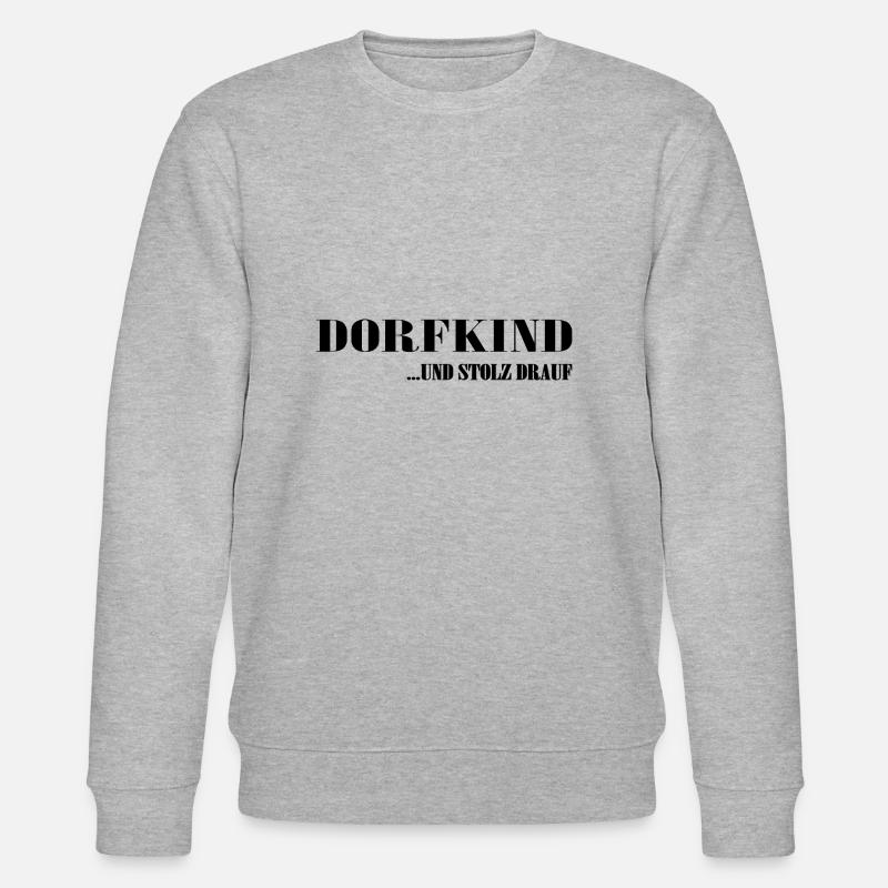 Dorfkind - Stanley/Stella Unisex Bio-Sweatshirt CHANGER  - Grau meliert