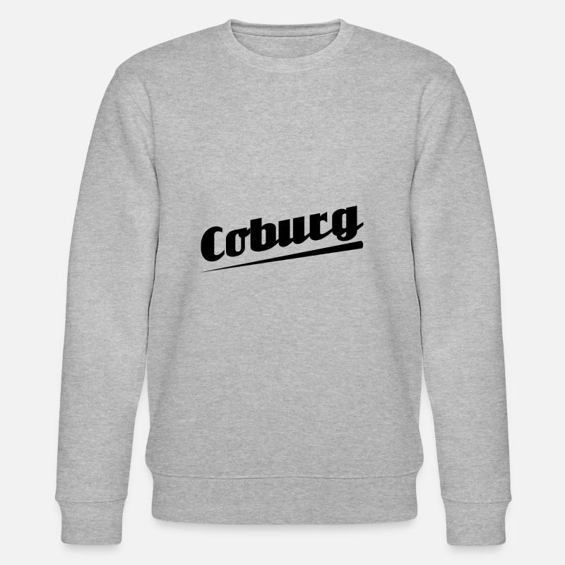 Coburg - Textdesign mit Stadtnamen - Stanley/Stella Unisex Bio-Sweatshirt CHANGER  - Grau meliert