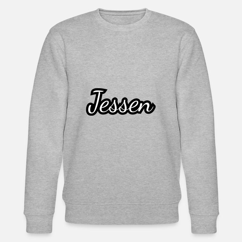 Jessen - Textdesign mit Stadtnamen - Stanley/Stella Unisex Bio-Sweatshirt CHANGER  - Grau meliert