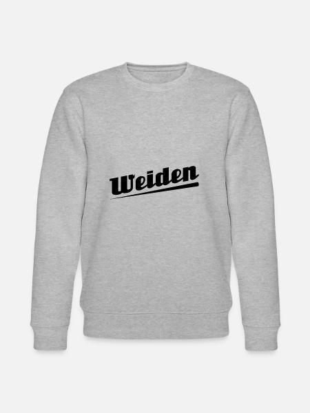 Weiden - Textdesign mit Stadtnamen - Stanley/Stella Unisex Bio-Sweatshirt CHANGER - Grau meliert