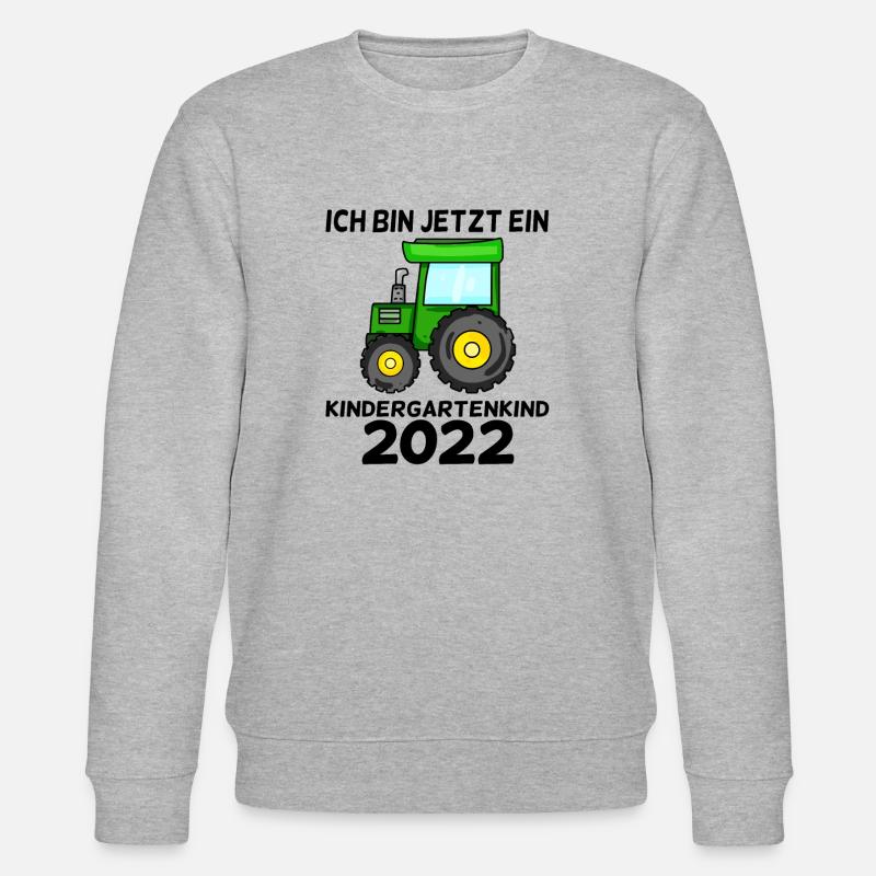 Kindergarten Kindergartenkind 2022 - Stanley/Stella Unisex Bio-Sweatshirt CHANGER  - Grau meliert