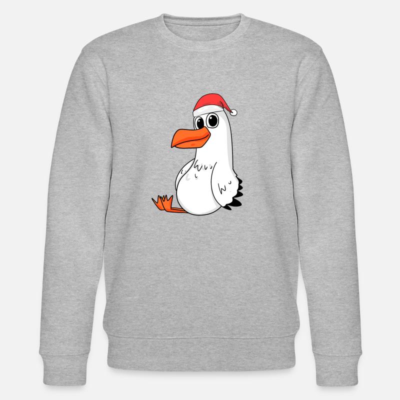 Noël mouette - Sweat bio CHANGER Stanley/Stella Unisexe - gris chiné