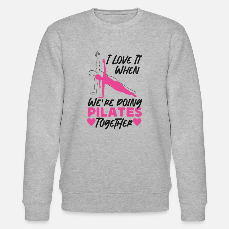 Pilates Instructor Teacher Friends - Stanley/Stella Unisex Bio-Sweatshirt CHANGER  - Grau meliert