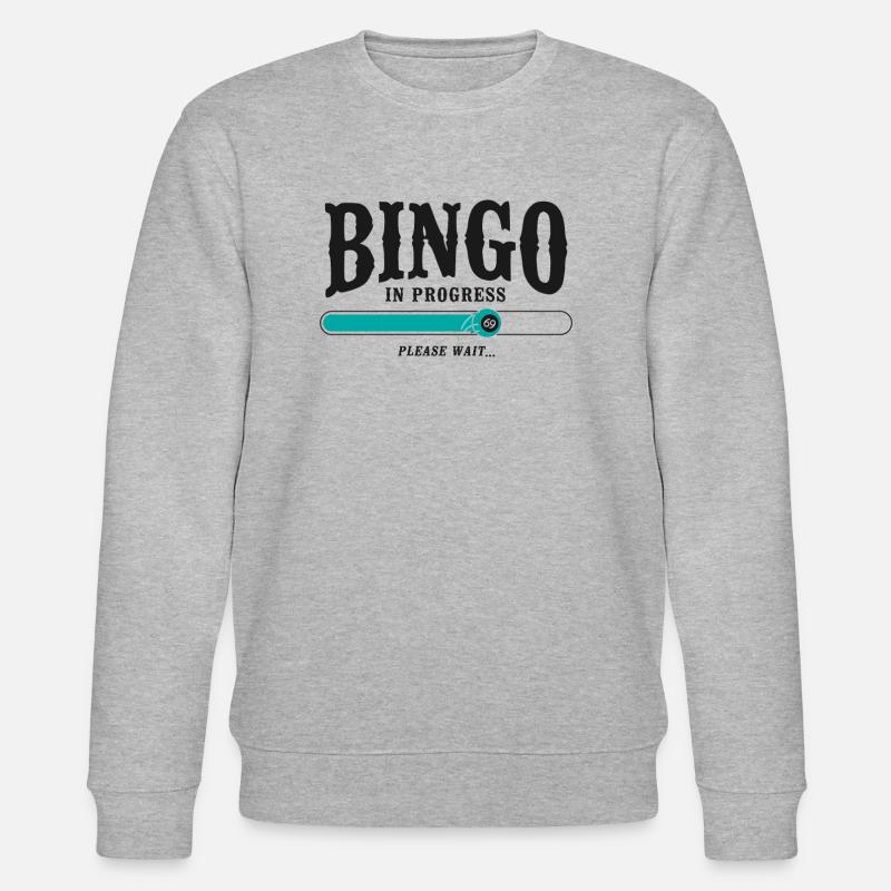 Bingo Player Bingo In Progress - Stanley/Stella Unisex Bio-Sweatshirt CHANGER  - Grau meliert