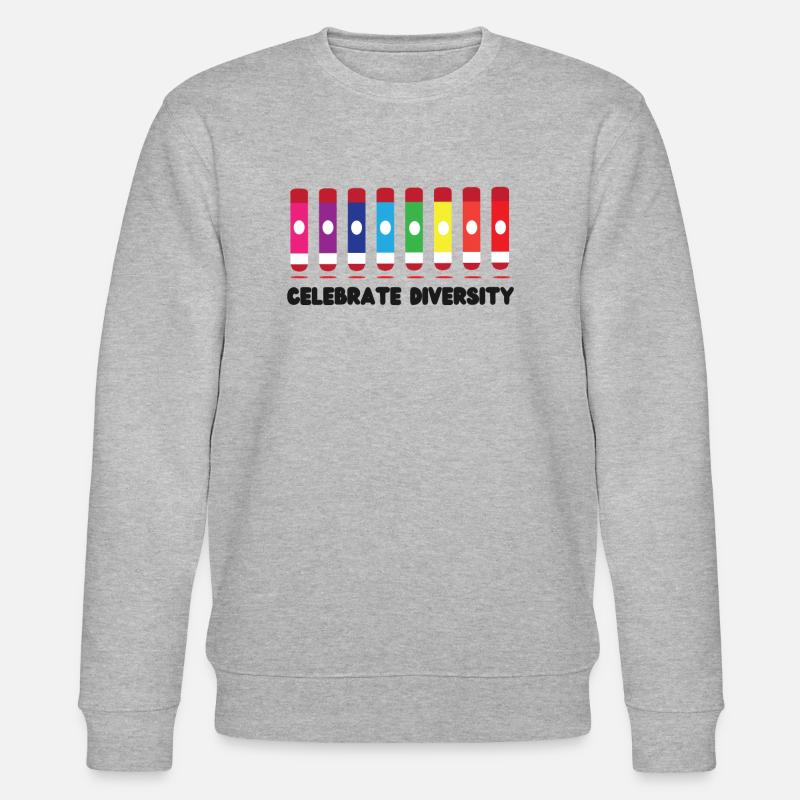 Bingo Player Celebrate Diversity - Stanley/Stella Unisex Bio-Sweatshirt CHANGER  - Grau meliert