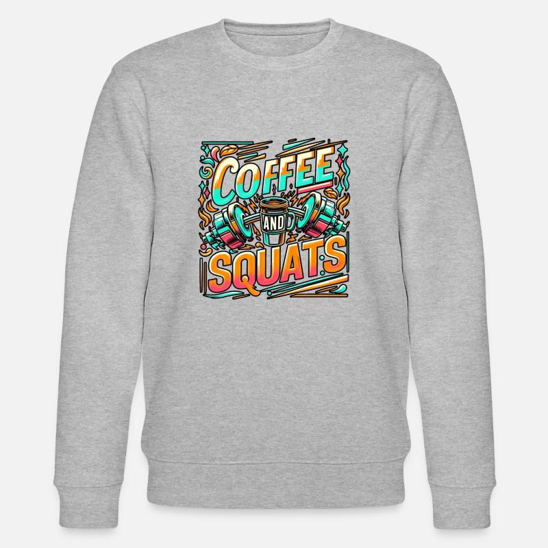 Café Et Squats 11 - Sweat bio CHANGER Stanley/Stella Unisexe - gris chiné