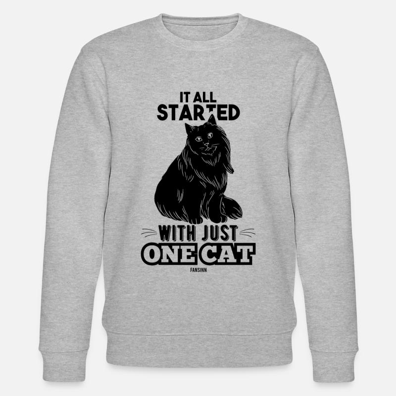 Chat - Sweat bio CHANGER Stanley/Stella Unisexe - gris chiné