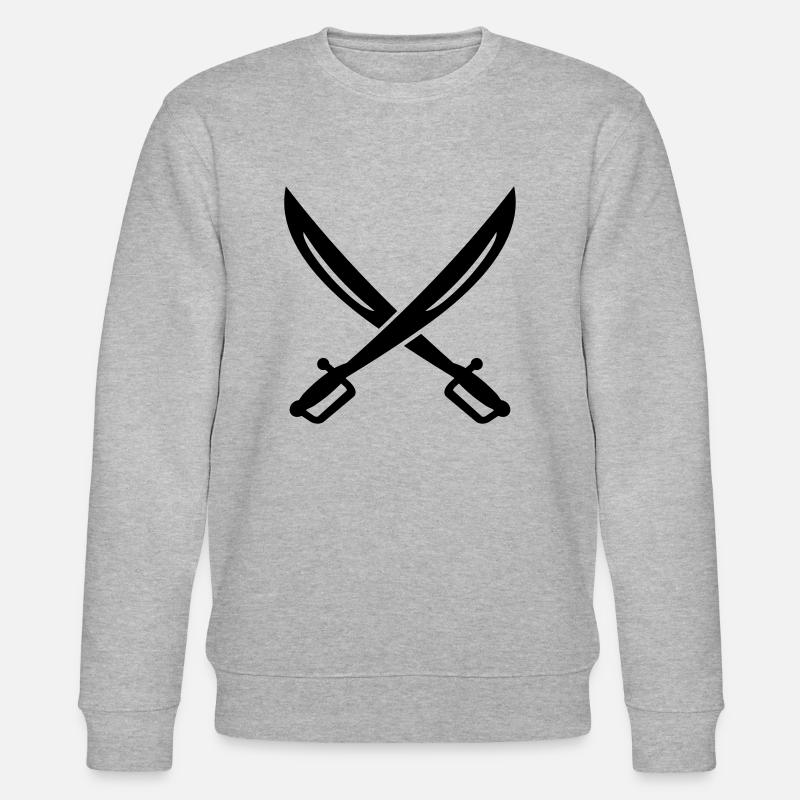 Säbel - Stanley/Stella Unisex Bio-Sweatshirt CHANGER  - Grau meliert