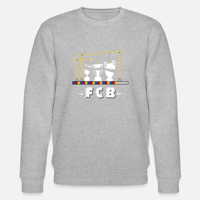 FCBarcelona 3 Trophées - Sweat bio CHANGER Stanley/Stella Unisexe - gris chiné
