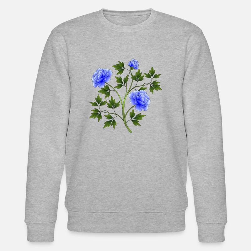fleurs - Sweat bio CHANGER Stanley/Stella Unisexe - gris chiné