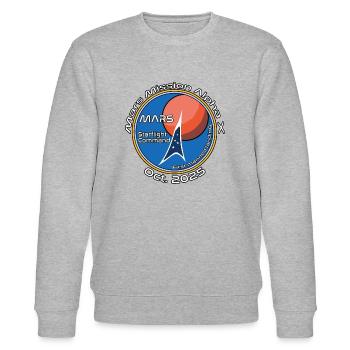 Mars Mission Alpha X - Sweat bio CHANGER Stanley/Stella Unisexe - gris chiné - Devant - Nik (191cm) & Marisol (170cm)