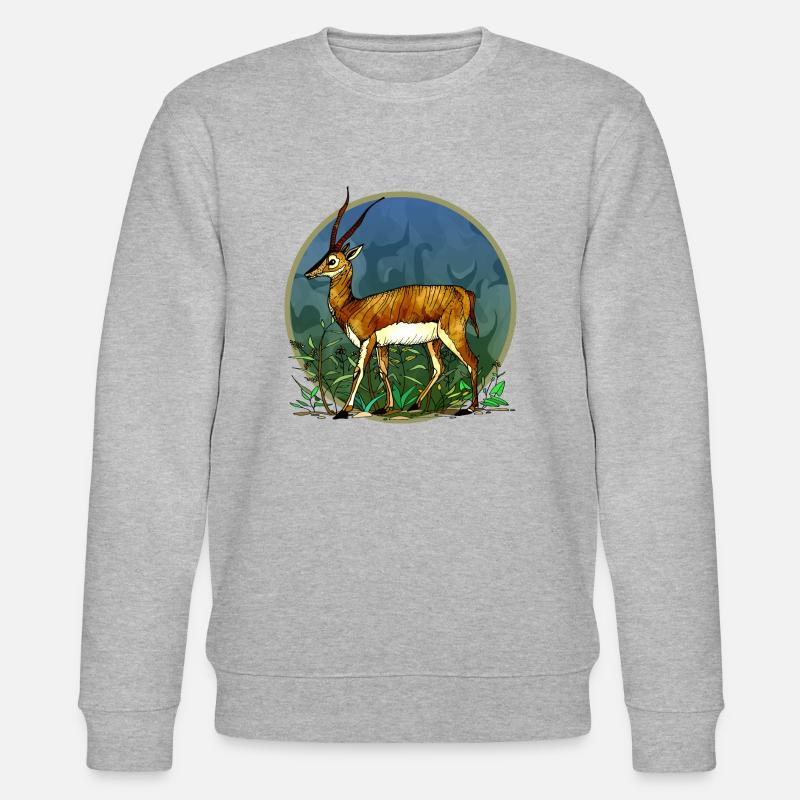 antilope - Sweat bio CHANGER Stanley/Stella Unisexe - gris chiné