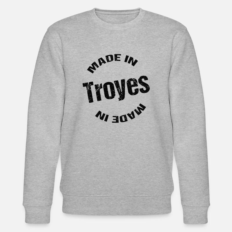 Hergestellt in Troyes - Stanley/Stella Unisex Bio-Sweatshirt CHANGER - Grau meliert