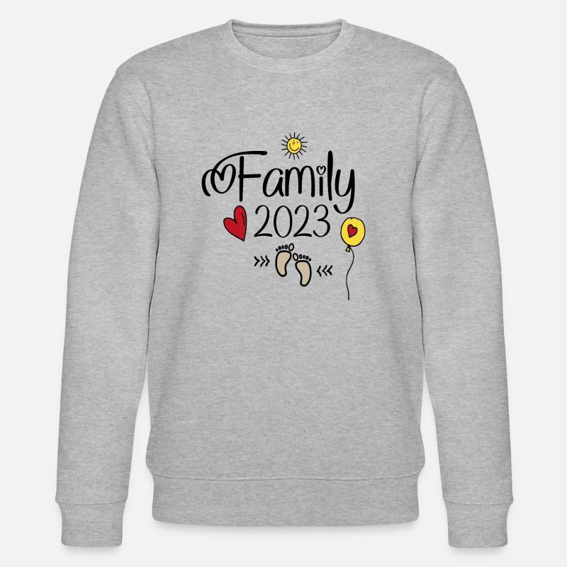 Famille heureuse 2023 - Sweat bio CHANGER Stanley/Stella Unisexe - gris chiné