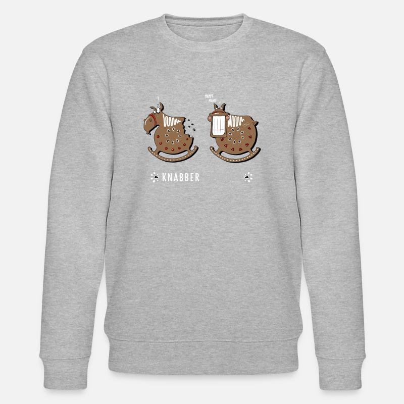 Knabberknabber - Stanley/Stella Unisex Bio-Sweatshirt CHANGER  - Grau meliert