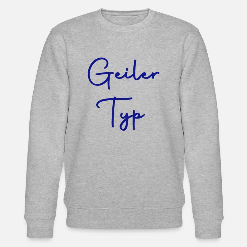 geiler typ - Stanley/Stella Unisex Bio-Sweatshirt CHANGER  - Grau meliert