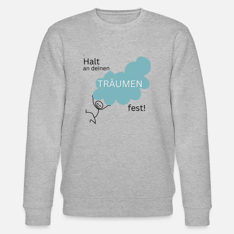 Fliegende Träume - Stanley/Stella Unisex Bio-Sweatshirt CHANGER  - Grau meliert