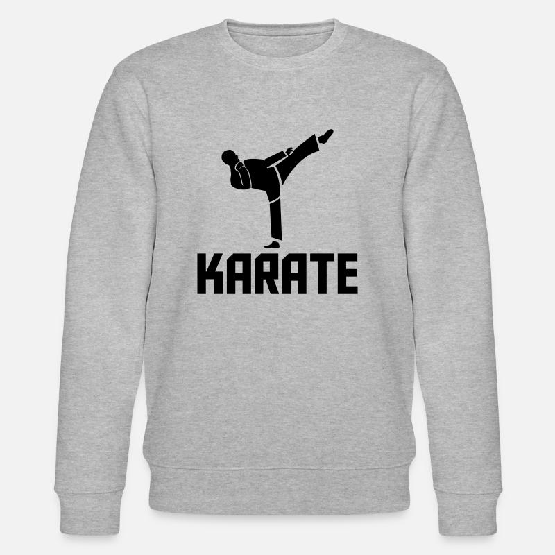 karate - Stanley/Stella Unisex Bio-Sweatshirt CHANGER  - Grau meliert