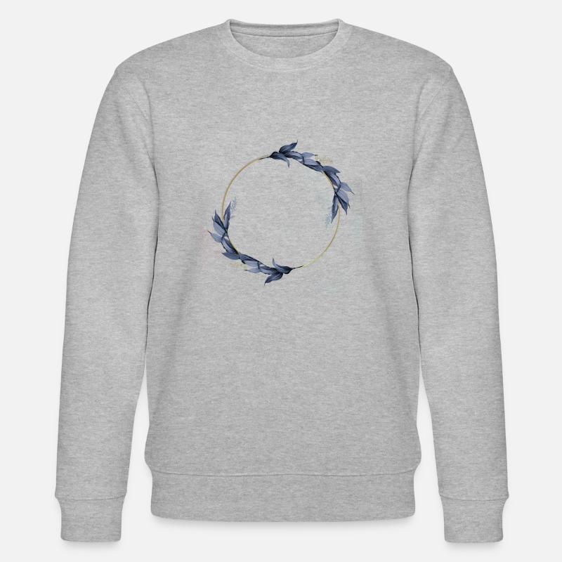 Blumenring - Stanley/Stella Unisex Bio-Sweatshirt CHANGER  - Grau meliert