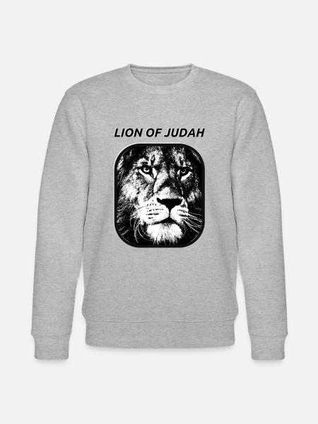 Lion of Judah - Stanley/Stella CHANGER Unisex Organic Sweatshirt - heather grey
