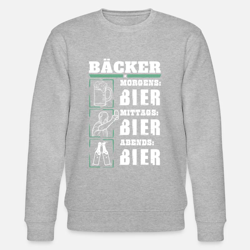 Mon quotidien de boulanger - Sweat bio CHANGER Stanley/Stella Unisexe - gris chiné